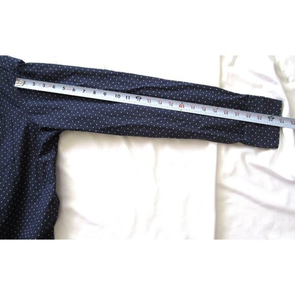 Men's Claiborne Polka Dot Button Up Cotton Long Sleeve Shirt Sz L (MT166) - Picture 6 of 7